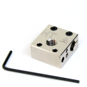 Micro Swiss Copper Plated High Temperature MK8 Style Heating Block Upgrade for CR10/Ender/ANET A8 Printers and MK7, MK8, MK9 Hot Micro Swiss Copper Plated High Temperature MK8 Style Heating Block Upgrade for CR10/Ender/ANET A8 Printers and MK7, MK8, MK9 Hot