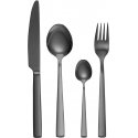 Prato Black cutlery set 24 pieces AMBITION