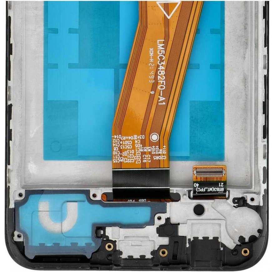 LCD ekranas, skirtas SAMSUNG A02S OEM su rėmeliu (164 mm) – 3
