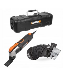 Worx-monitoimityökalu Sonicrafter Hyperlock 250 W:n kotelo