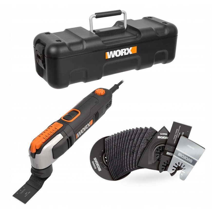 Worx multitool sonicrafter hyperlock 250w dėklas