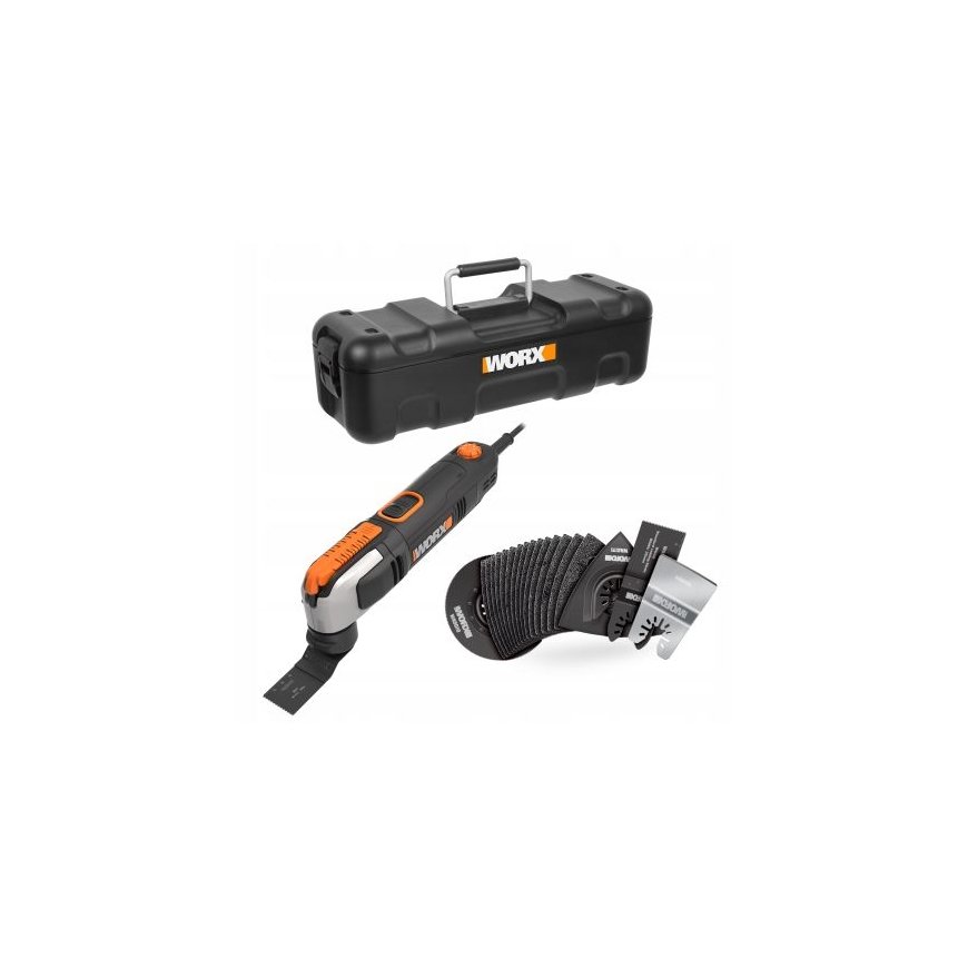 Worx-monitoimityökalu Sonicrafter Hyperlock 250 W:n kotelo – 2