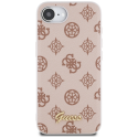 Guess Peony Script Logo MagSafe iPhone 16e Case - Brown Guess Peony Script Logo MagSafe iPhone 16e Case - Brown