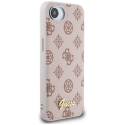 Guess Peony Script Logo MagSafe iPhone 16e Case - Brown Guess Peony Script Logo MagSafe iPhone 16e Case - Brown