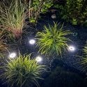 Set of 4 garden lights, 12 cm, PATIO, drive-in Set of 4 garden lights, 12 cm, PATIO, drive-in