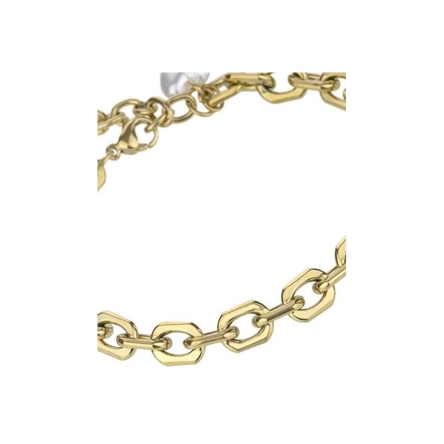 Marc Malone Kullattu rannekoru helmillä Hattie Gold Bracelet MCB24016G – 2