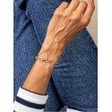 Marc Malone Paauksuota apyrankė su perlu Hattie Gold Bracelet MCB24016G Marc Malone Paauksuota apyrankė su perlu Hattie Gold Bracelet MCB24016G