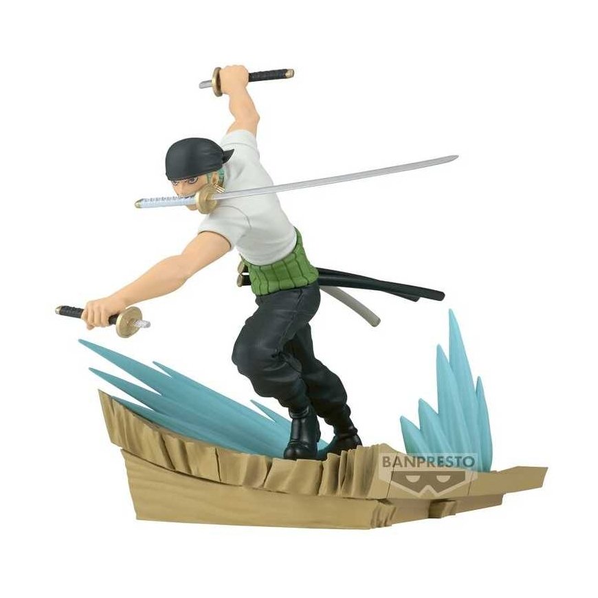 Banpresto One Piece Senkozekkei Roronoa Zoro figuuri 11cm