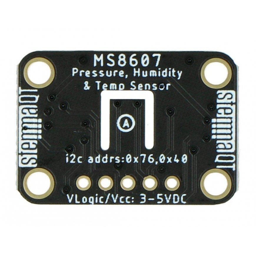 MS8607, pressure, humidity, temperature PHT sensor, I2C, STEMMA QT / Qwiic, Adafruit 4716 – 3
