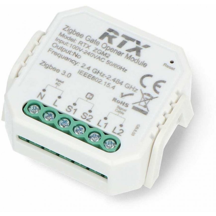 Tuya – Gate Controller with Magnetic Sensor – ZigBee – Android/iOS App – RTX ZGM2