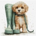 luca S Cross stitch kit Self-confidence 21x20cm SB1426 luca S Cross stitch kit Self-confidence 21x20cm SB1426