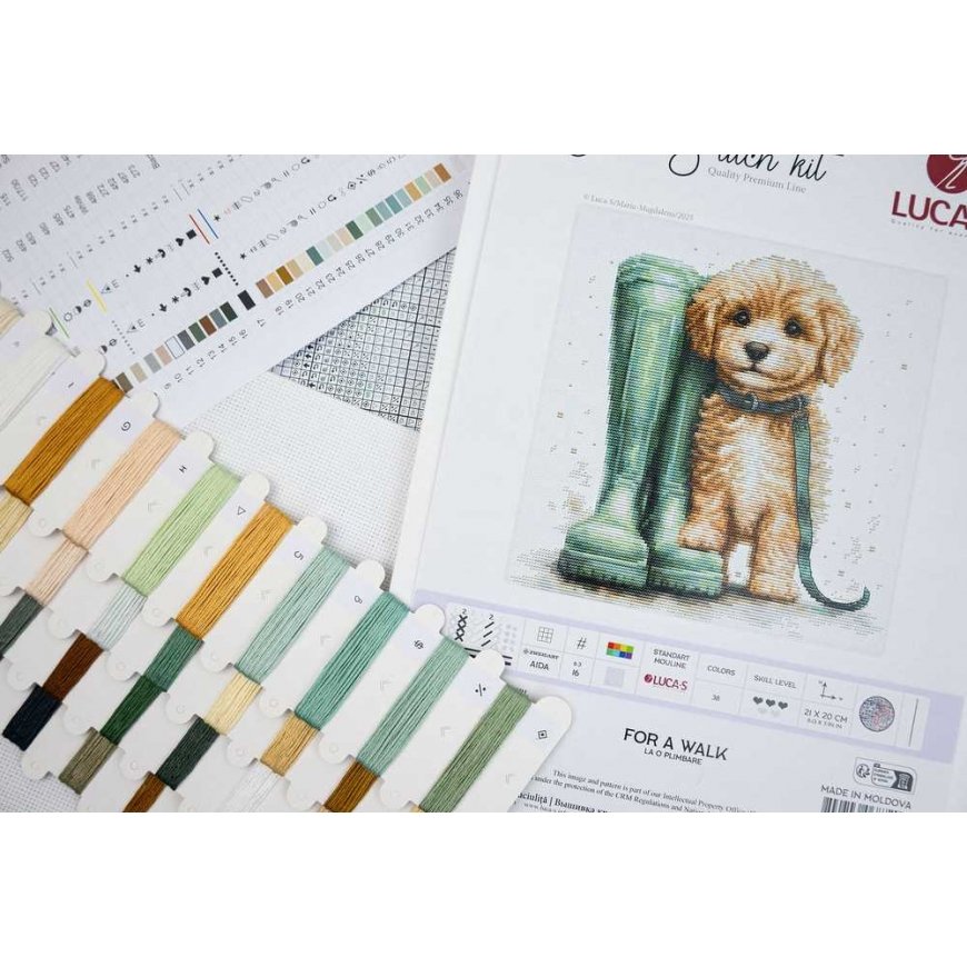 luca S Cross stitch kit Self-confidence 21x20cm SB1426 – 4