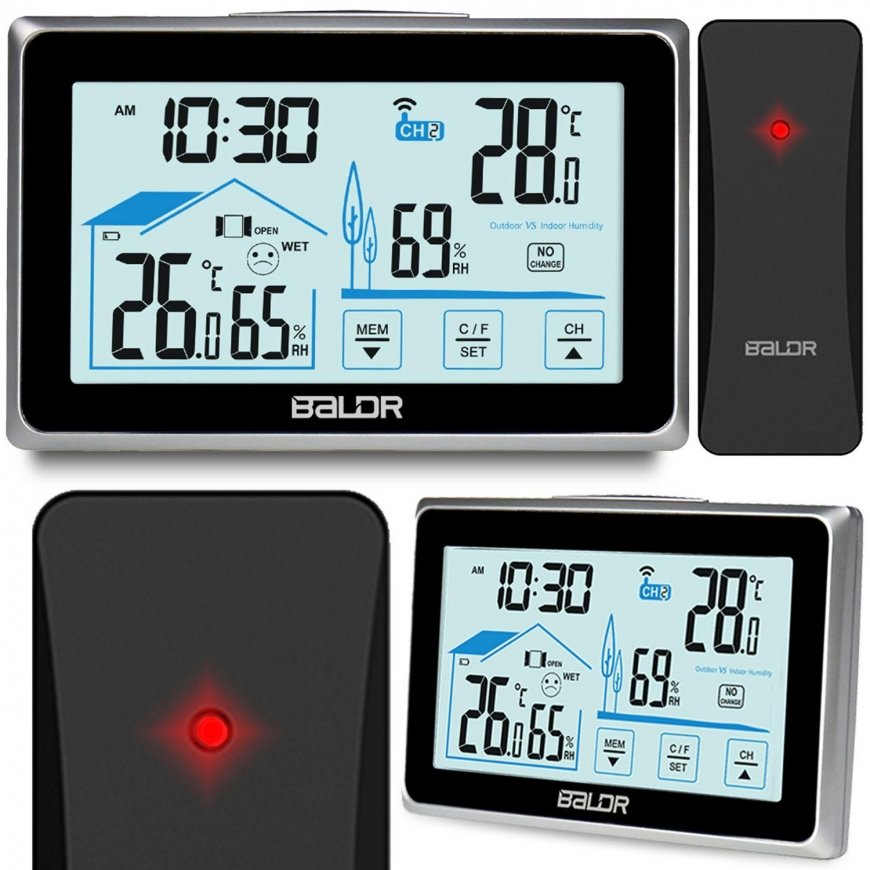 Berdsen Weather station with display BD-910 black
