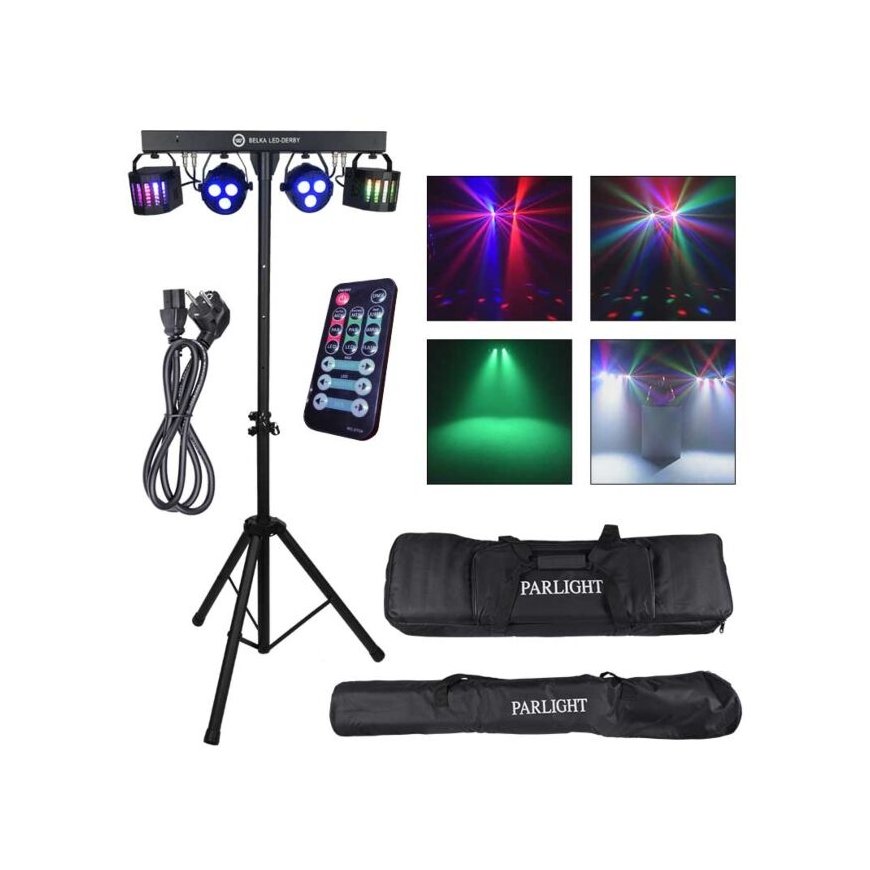 LIGHT4ME LED BAR DERBY PAR apgaismojuma komplekts – 2