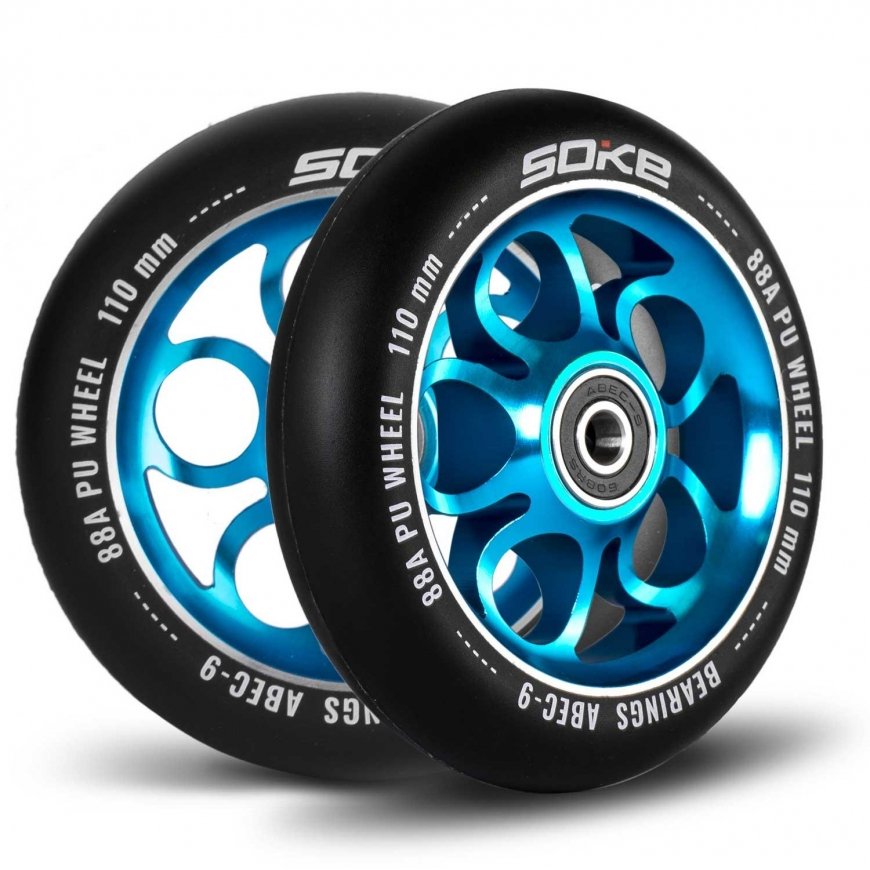 Soke Kółka do hájnogi 110 mm blue 2 pcs