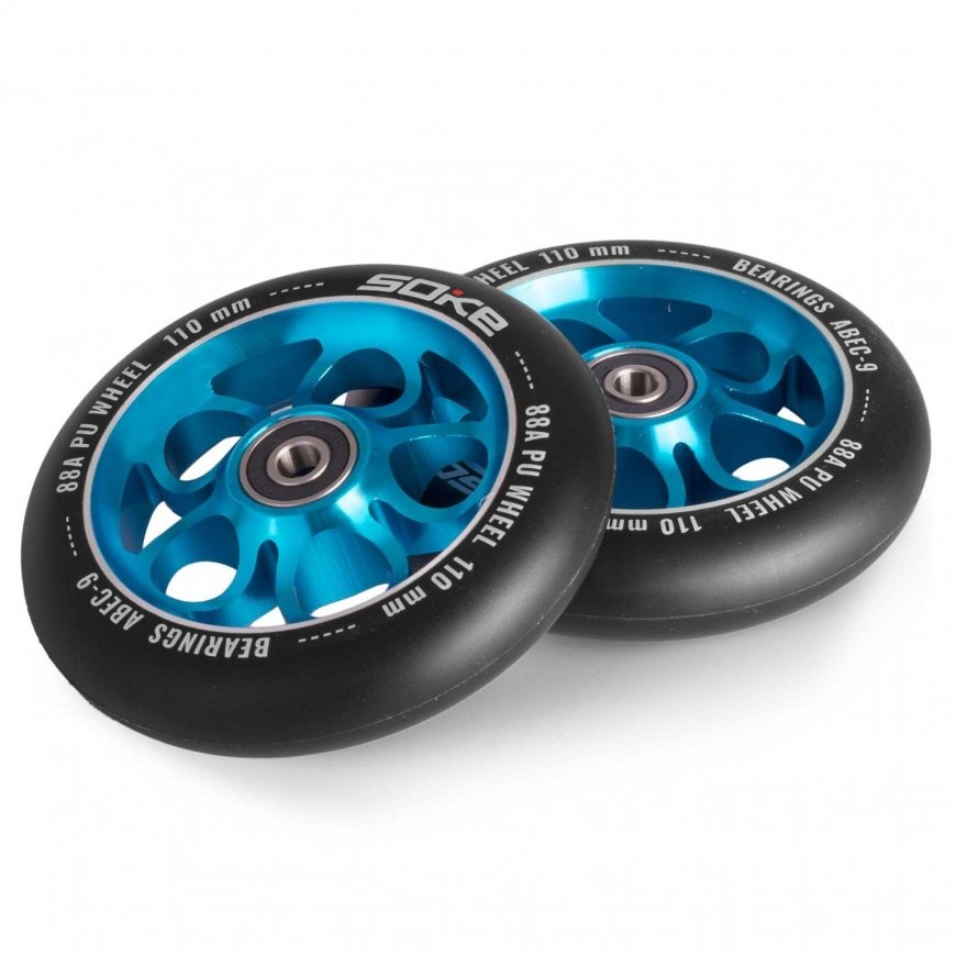 Soke Kółka do hájnogi 110 mm blue 2 pcs – 3