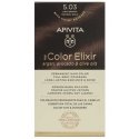 Permanent hair dye Apivita MY COLOR ELIXIR, 5.03 Light Brown Natural Gold
