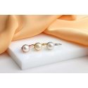 Brilio Silver Silver earrings with freshwater pearls EA1140W Brilio Silver Silver earrings with freshwater pearls EA1140W