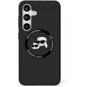 Karl Lagerfeld case SAMSUNG S25 Plus KLHMS25MSKCHTCK (magnetic silicone double heads) black