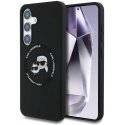 Karl Lagerfeld SAMSUNG S25 Plus KLHMS25MSKCHTCK suojakuori (magneettinen silikoninen kaksoispää) musta