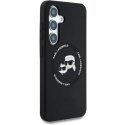 Karl Lagerfeld case SAMSUNG S25 Plus KLHMS25MSKCHTCK (magnetic silicone double heads) black