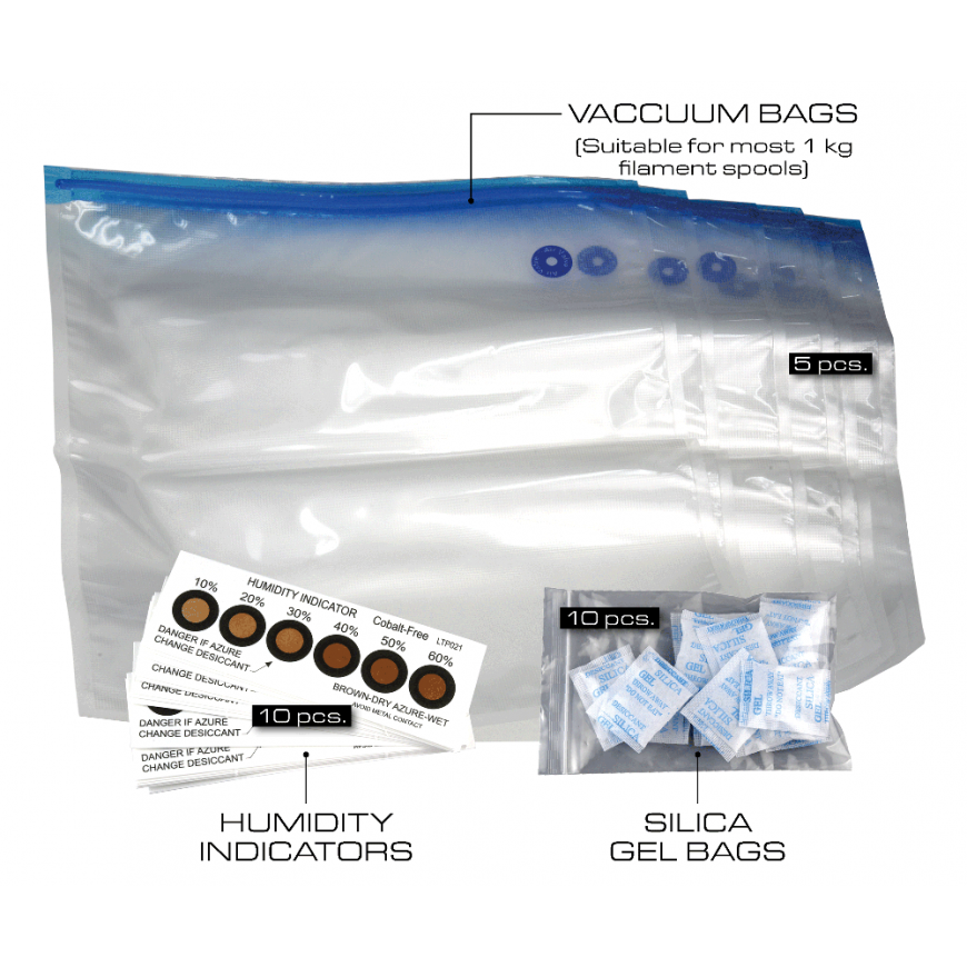 PrimaCreator plastic storage bags - 5 pcs – 3
