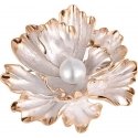 Jwl Luxury Pearls Unikali 2in1 gėlių sagė su tikru perlu JL0573