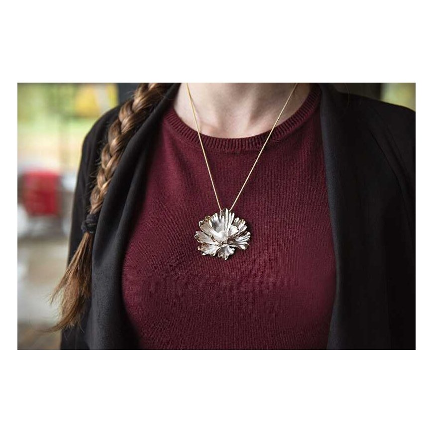 Jwl Luxury Pearls Ainutlaatuinen 2in1 kukkarintaneula aidolla helmellä JL0573 – 4