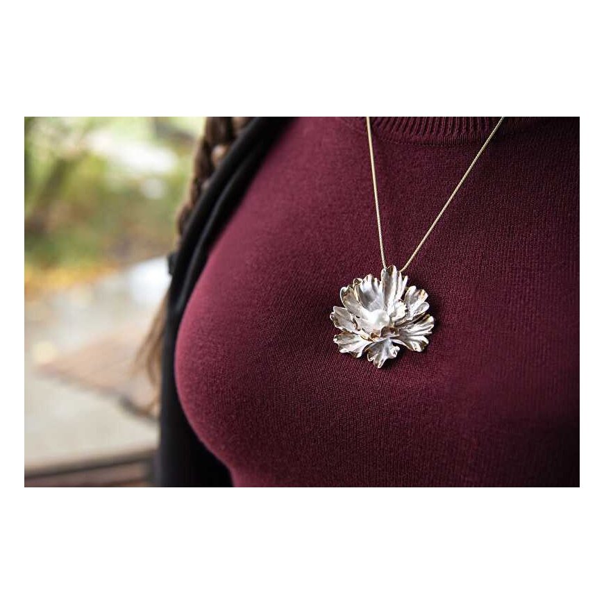 Jwl Luxury Pearls Unique 2in1 flower brooch with real pearl JL0573 – 5