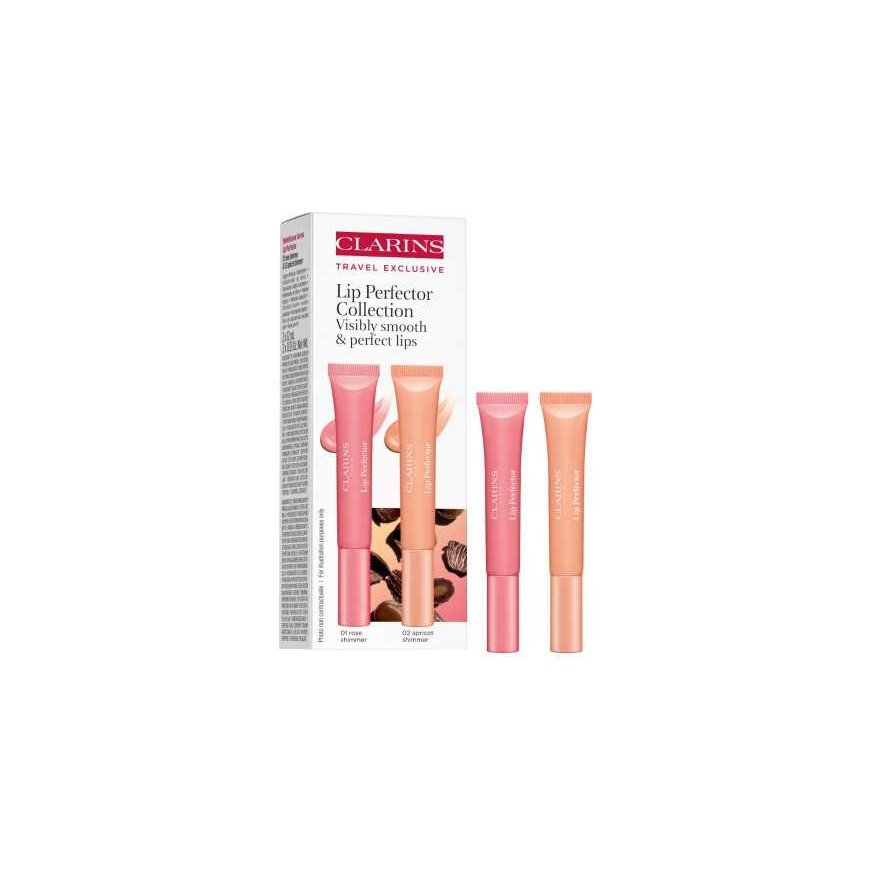 Clarins Lip Perfector Collection Lip Gloss Set, 2 x 12 ml