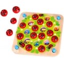 WOOPIE Green Wooden Memory Game Ladybug Puzzle WOOPIE Green Wooden Memory Game Ladybug Puzzle