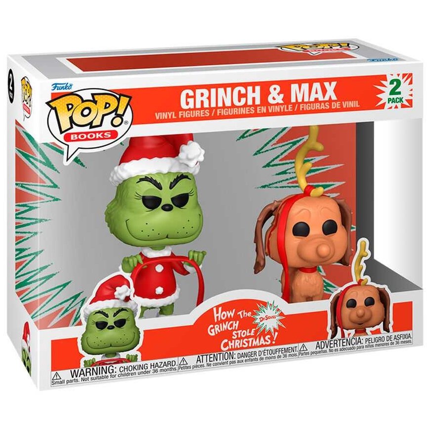 Funko POP pack 2 figures The Grinch - Grinch & Max – 2