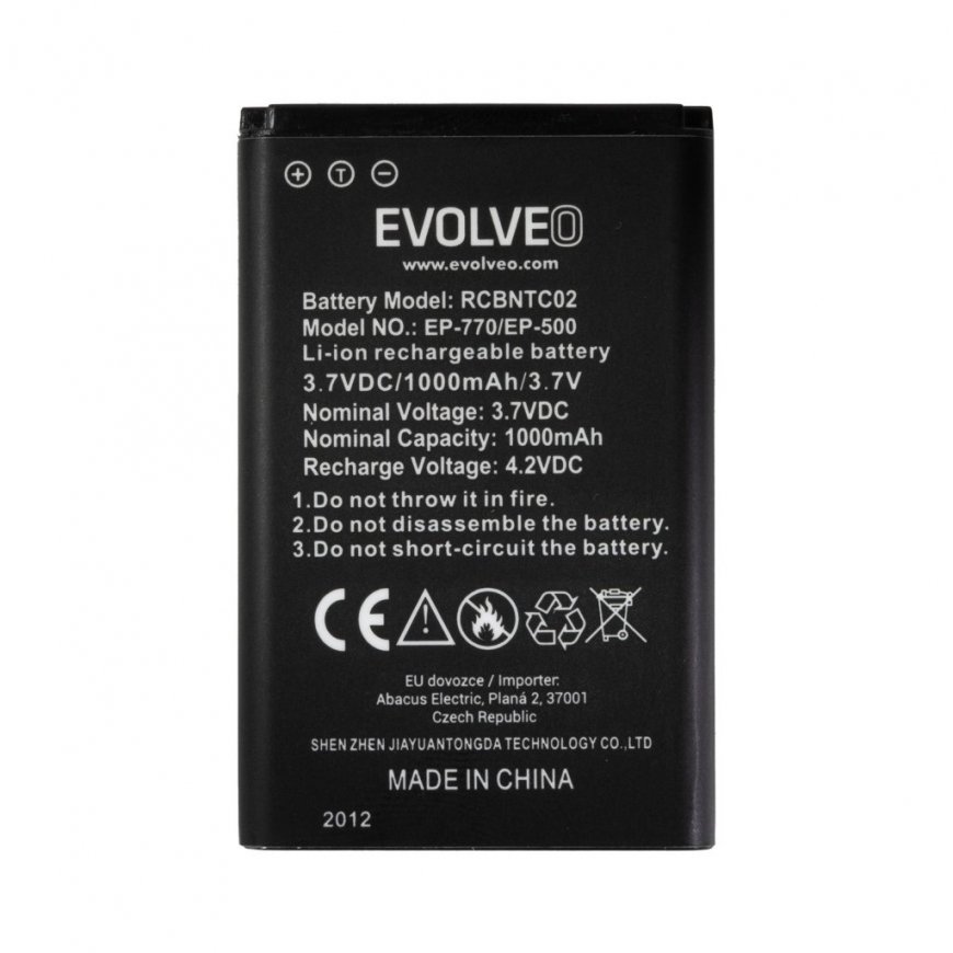 Original EVOLVEO 1000 mAh battery for EasyPhone FP,FS