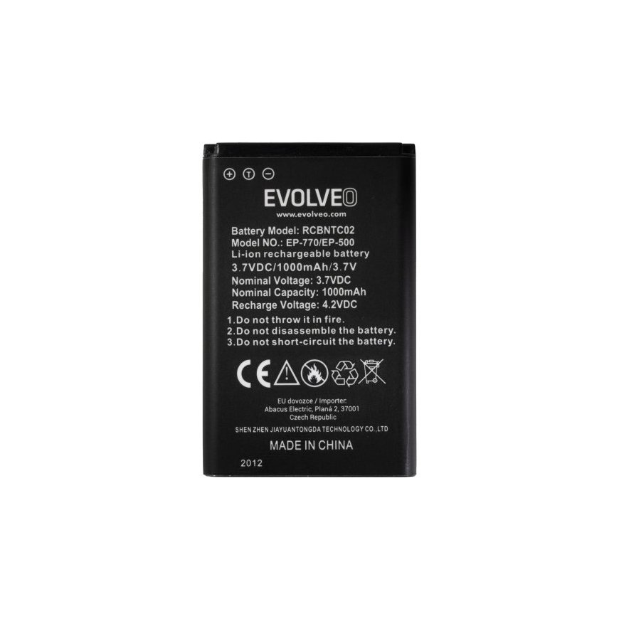 Original EVOLVEO 1000 mAh battery for EasyPhone FP,FS – 2