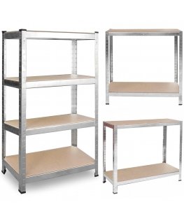 Slim storage shelf 470200 (4 shelves) 180x90x40cm