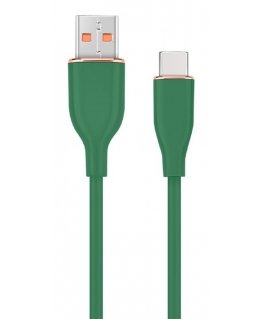 Gembird CC-USB2S-AMCM-1.5M-G USB-kaabel USB 2.0 1,5 m USB A USB C Roheline
