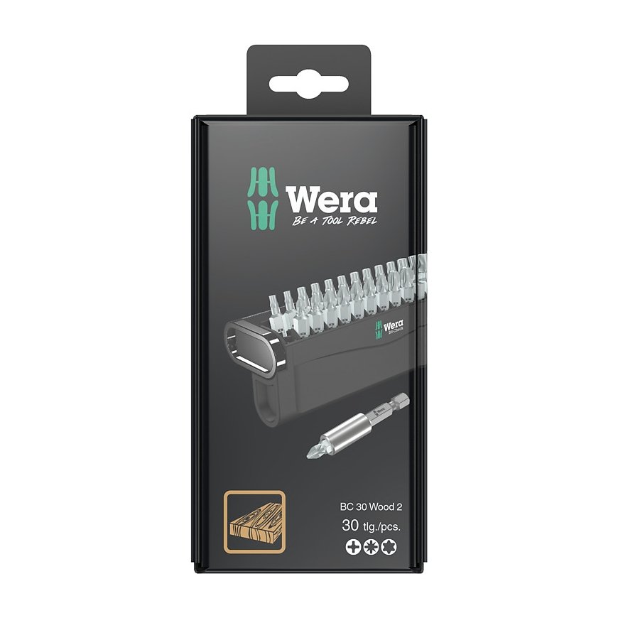 Wera 2 SB suktuvo antgalis 30 vnt – 2