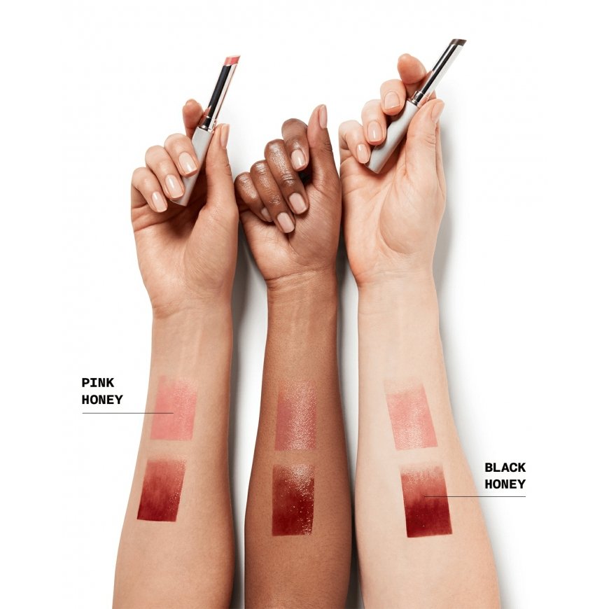 Clinique Almost Lipstick 1,7 g Pink Honey Caurspīdīgs – 2