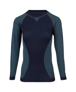 Brunotti Tanzias Moteriški termo marškinėliai, XL, Tamsiai mėlyni