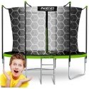 10 ft / 312 cm garden trampoline with inner net and Neo-Sport ladder
