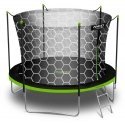 10 ft / 312 cm garden trampoline with inner net and Neo-Sport ladder