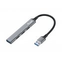 Equip 128960 keskitin USB 3.2 Gen 1 (3.1 Gen 1) Type-A 5000 Mbit/s musta, Harmaa Equip 128960 keskitin USB 3.2 Gen 1 (3.1 Gen 1) Type-A 5000 Mbit/s musta, Harmaa