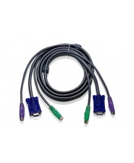 ATEN 10ft PS/2 KVM-kaapeli musta 3 m
