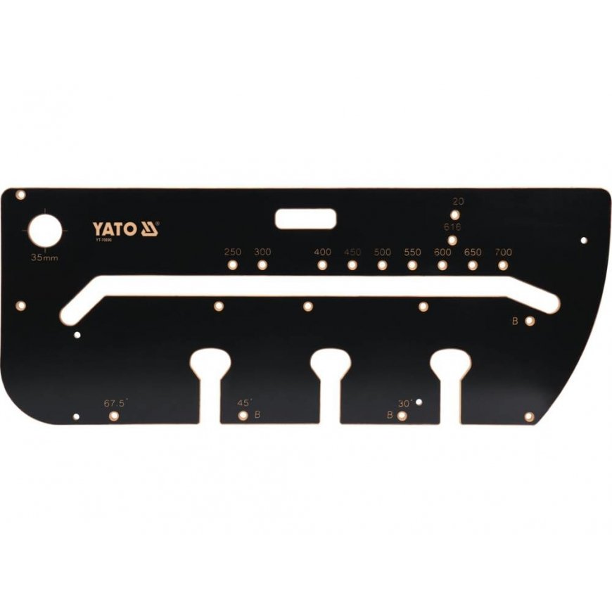 Yato YT-70890 lekalas braižymui Juoda
