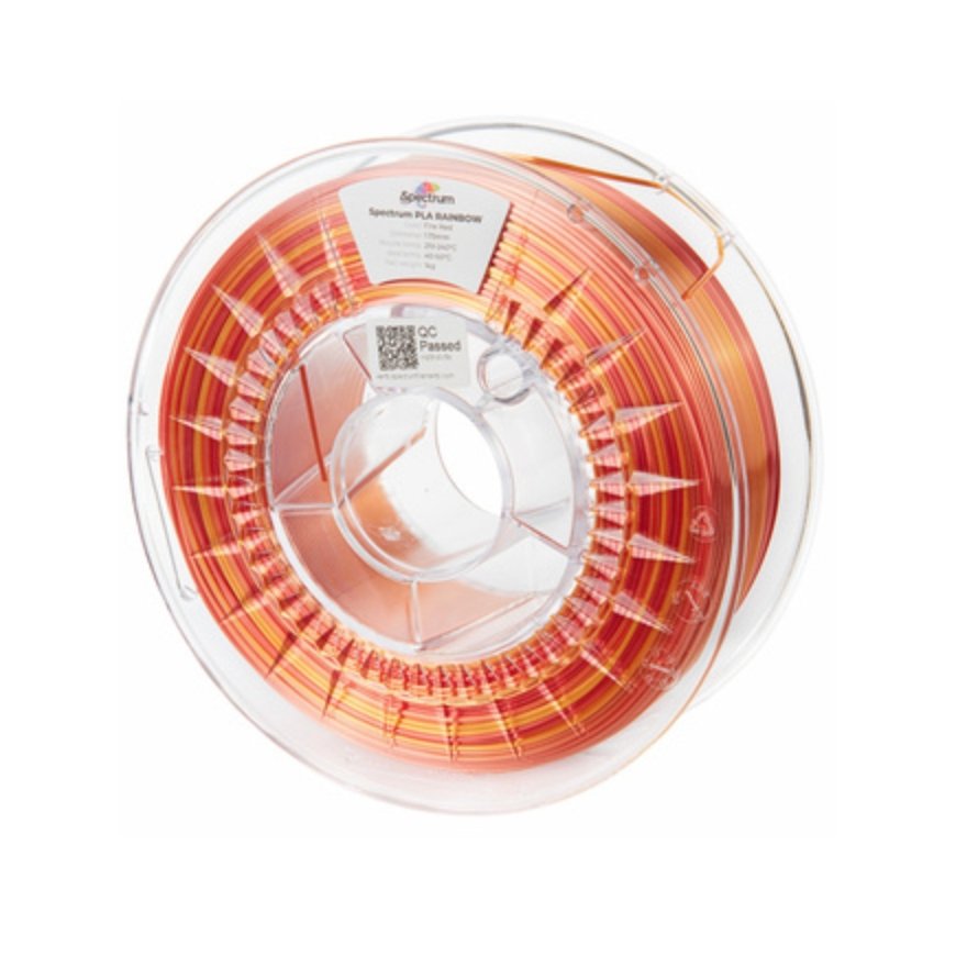 Spectrum Filaments 81017 3D-tulostusmateriaali Polymaitohappo (PLA), Silkki Punainen 1 kg – 2