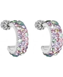 Evolution Group Stylish earrings with crystals 31118.3 Sakura