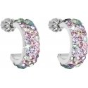 Evolution Group Stylish earrings with crystals 31118.3 Sakura Evolution Group Stylish earrings with crystals 31118.3 Sakura