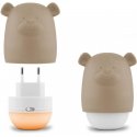 Zazu Benny the Bear night light, Taupe Zazu Benny the Bear night light, Taupe