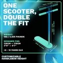 Indo Kickstart Neon Trampoline Scooter
