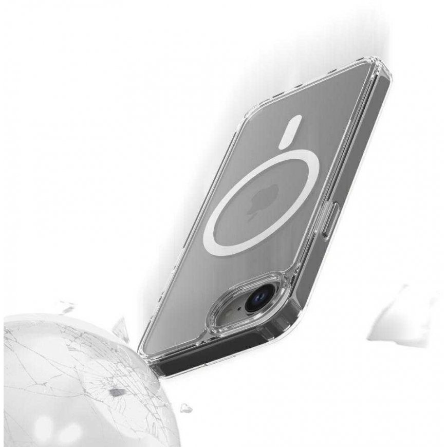 Dėklas Araree Duple M MagSafe do iPhone 16e przeźroczysty – 2